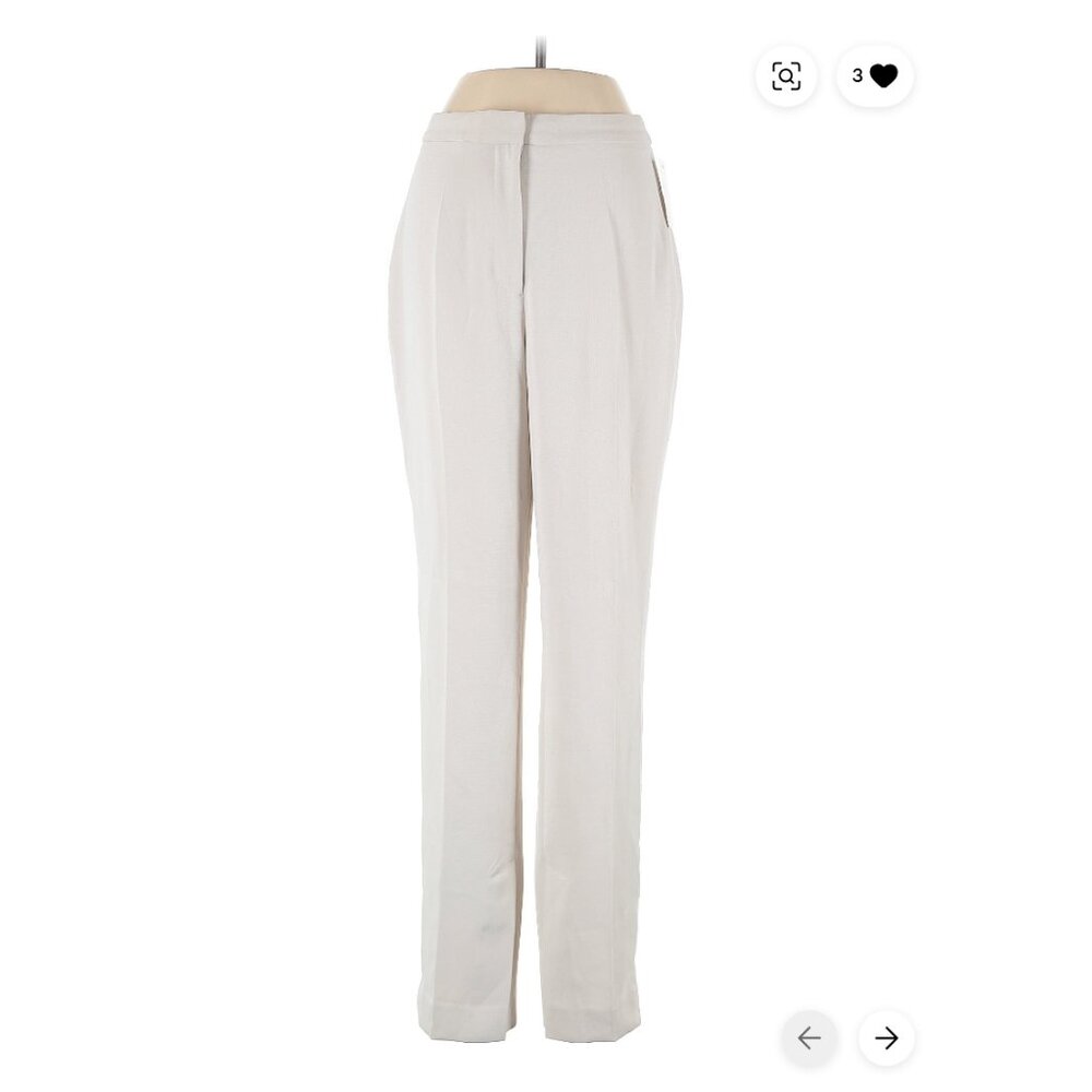 Light Cream Dress Pants Slacks Workwear Business Casual